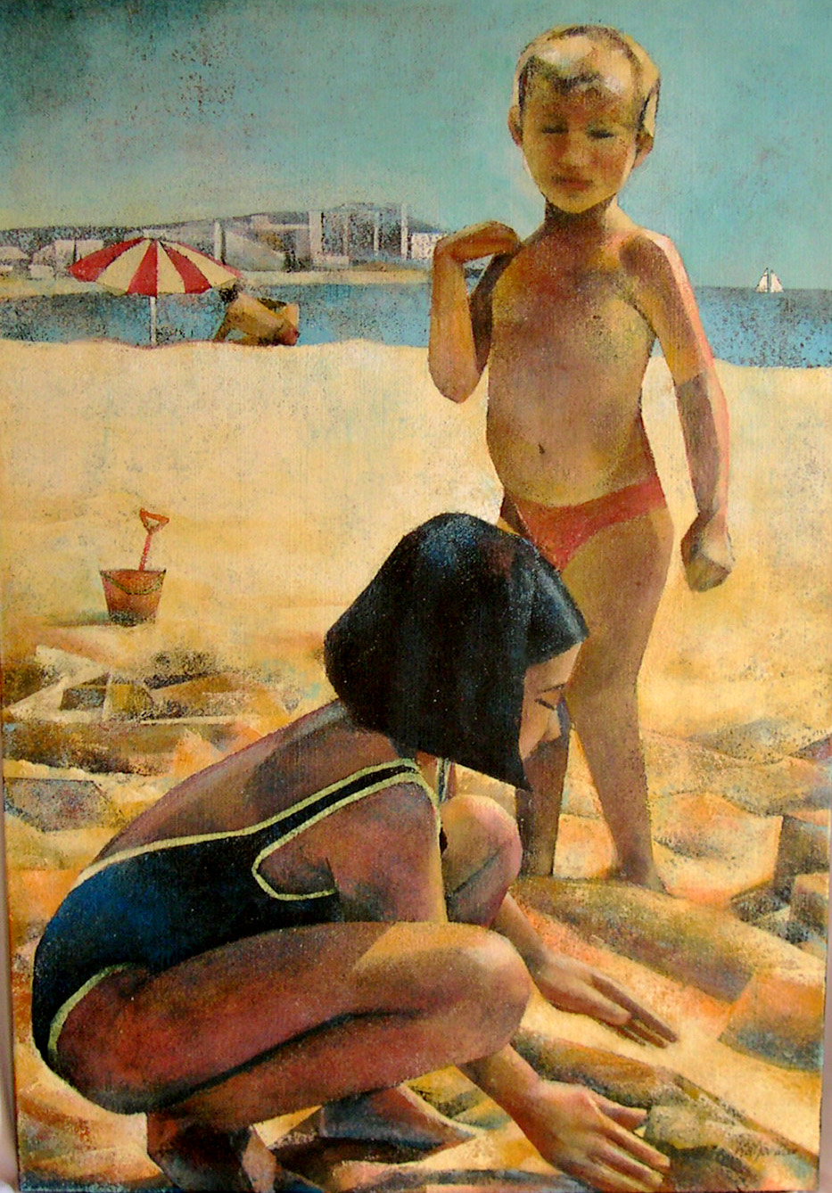 21.Los niños en la playa.jpg